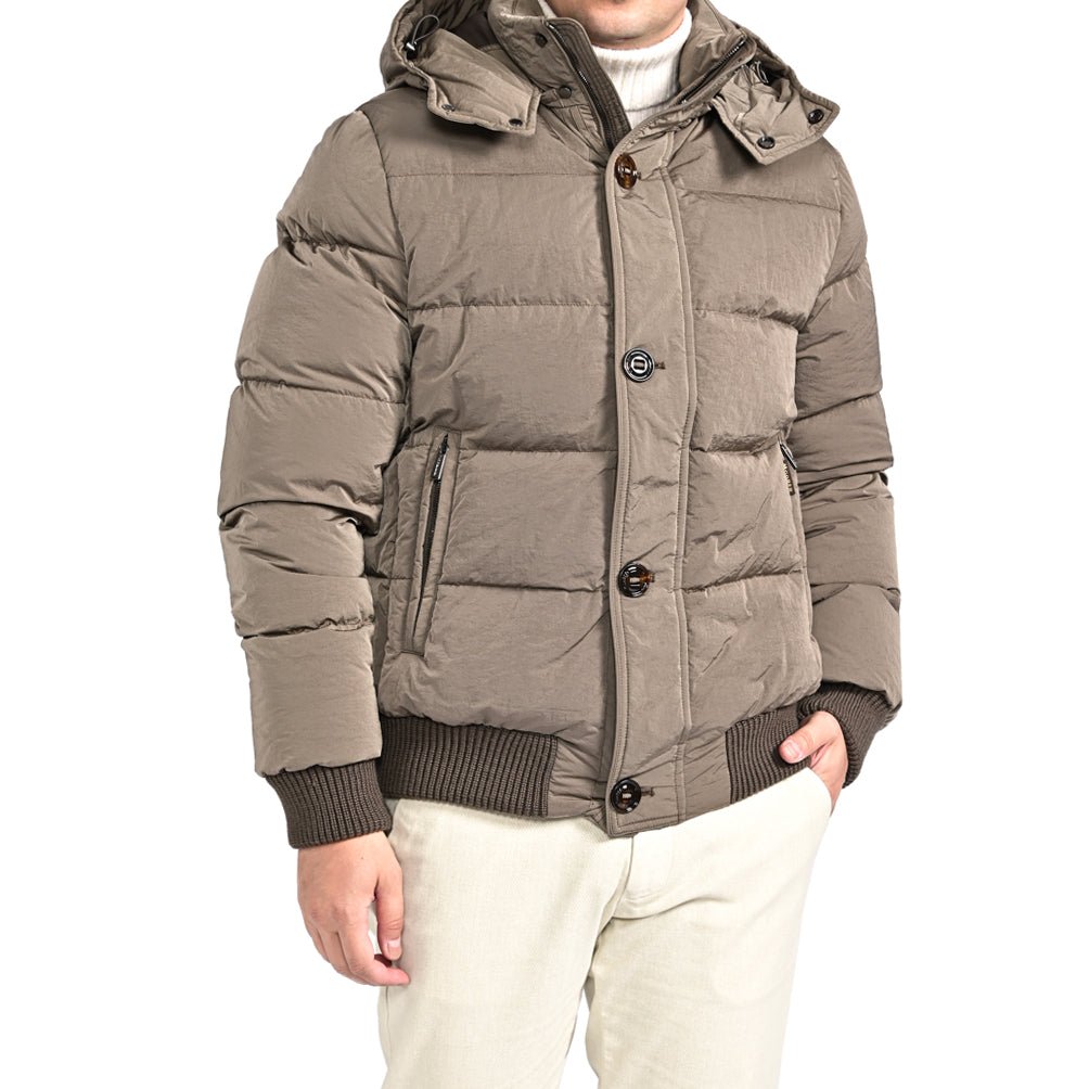 SALE｜MOORER "SP - BACCO - 4DM" ナイロン100% ダウンジャケットフーディー / ACQUA PROOF (防水)｜418229｜GUARDAROBA MILANO OFFICIAL STORE