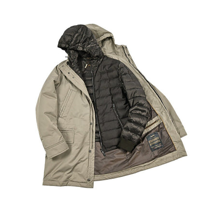 SALE｜MOORER "STELVIO - KL" 2WAYフード付きダウンコート / ACQUA PROOF(防水)｜418233｜GUARDAROBA MILANO OFFICIAL STORE