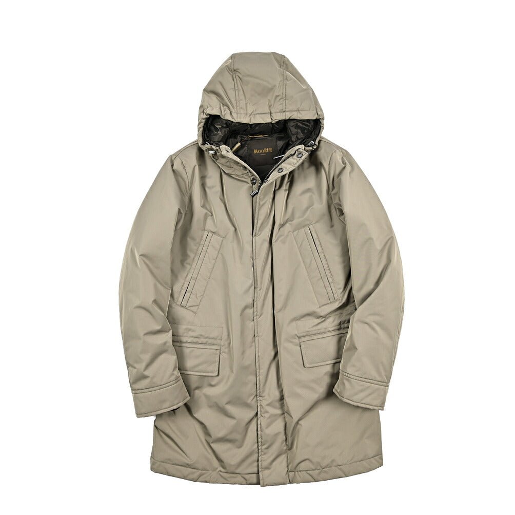 SALE｜MOORER "STELVIO - KL" 2WAYフード付きダウンコート / ACQUA PROOF(防水)｜418233｜GUARDAROBA MILANO OFFICIAL STORE