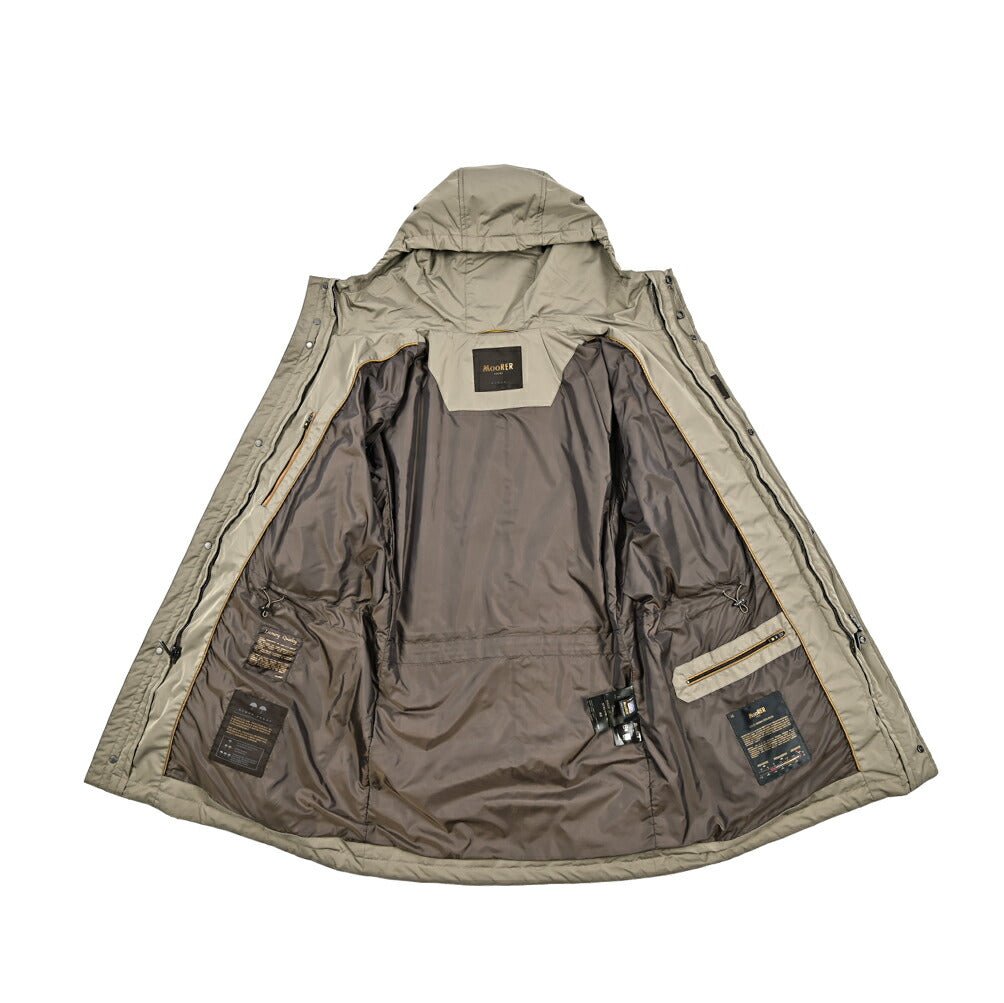 SALE｜MOORER "STELVIO - KL" 2WAYフード付きダウンコート / ACQUA PROOF(防水)｜418233｜GUARDAROBA MILANO OFFICIAL STORE
