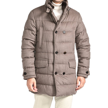 SALE｜MOORER "ZARBO - LS9" カシミヤ混ウール スタンドカラーダウンコート｜420461 - 44｜GUARDAROBA MILANO OFFICIAL STORE