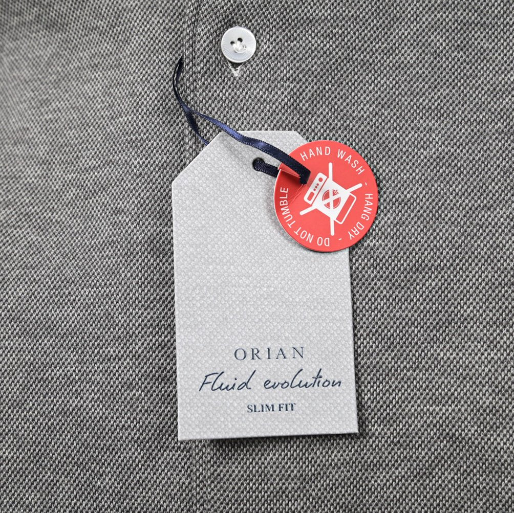 SALE｜ORIAN Fluid Evolution ストレッチコットンジャージー ホリゾンタルカラードレスシャツ｜GUARDAROBA MILANO OFFICIAL STORE