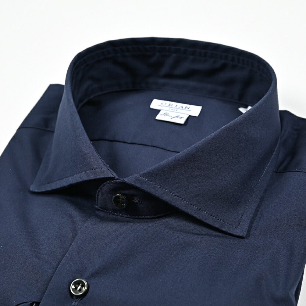 SALE｜ORIAN SLIM FIT コットン100% ホリゾンタルカラードレスシャツ｜420571 - 38｜GUARDAROBA MILANO OFFICIAL STORE