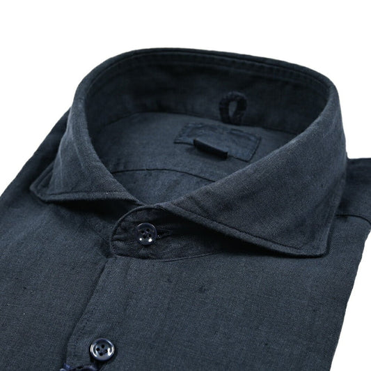 SALE｜ORIAN Vintage リネン100% ホリゾンタルカラーシャツ(カッタウェイ)｜420618 - 38｜GUARDAROBA MILANO OFFICIAL STORE