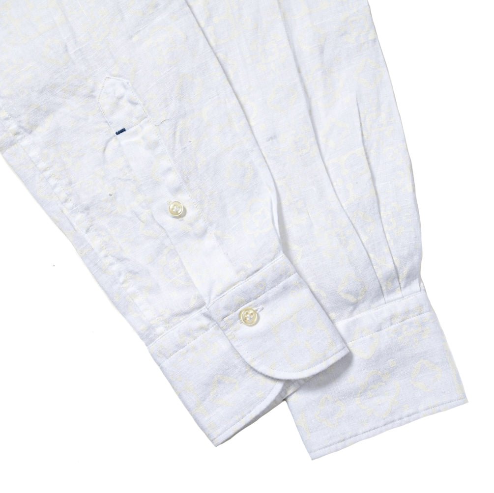 SALE｜ORIAN Vintage Classic リネン100% ホリゾンタルカラードレスシャツ｜GUARDAROBA MILANO OFFICIAL STORE