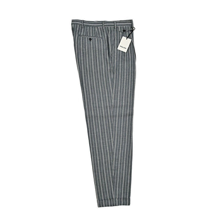 SALE｜PAOLONI コットンリネン ツータックスラックス｜419028｜GUARDAROBA MILANO OFFICIAL STORE