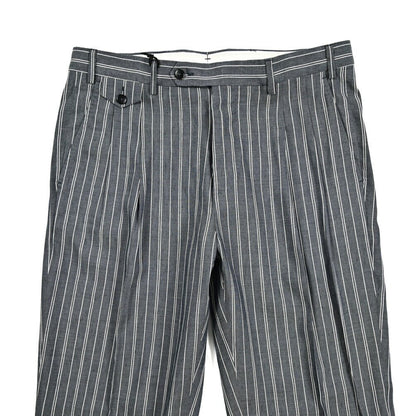 SALE｜PAOLONI コットンリネン ツータックスラックス｜419028｜GUARDAROBA MILANO OFFICIAL STORE