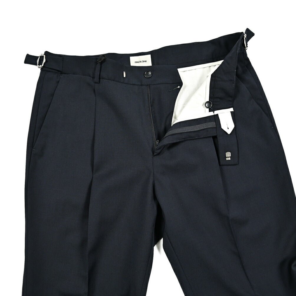 SALE｜PAOLONI ストレッチウール ワンタックスラックス｜419065 - 46｜GUARDAROBA MILANO OFFICIAL STORE