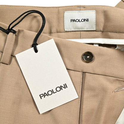 SALE｜PAOLONI ストレッチウール ワンタックスラックス｜419069｜GUARDAROBA MILANO OFFICIAL STORE
