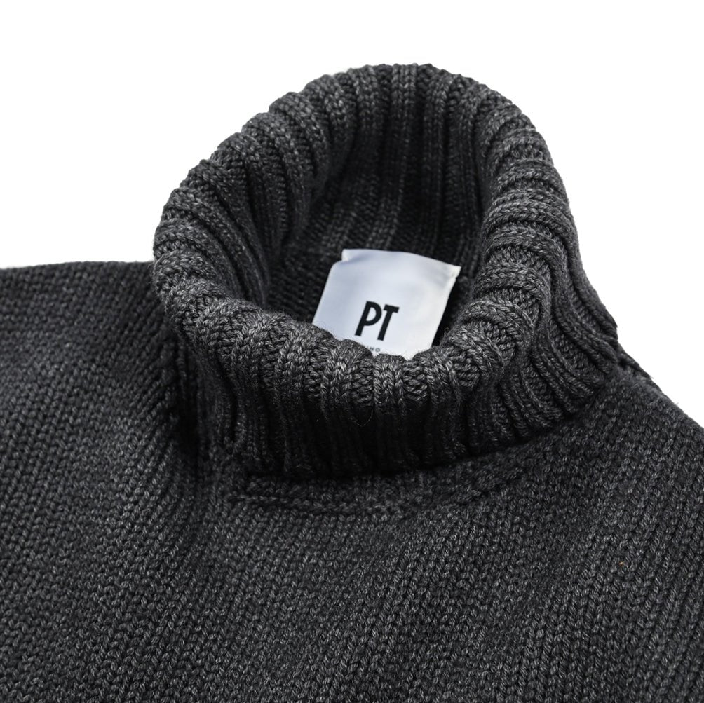 SALE｜PT TORINO ヴァージンウール100% グランジニットタートルネックセーター｜411005-A-46｜GUARDAROBA MILANO OFFICIAL STORE