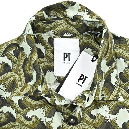 SALE｜PT TORINO コットン100% レギュラーカラーエポーレットシャツ / PT01｜412882 - 40｜GUARDAROBA MILANO OFFICIAL STORE