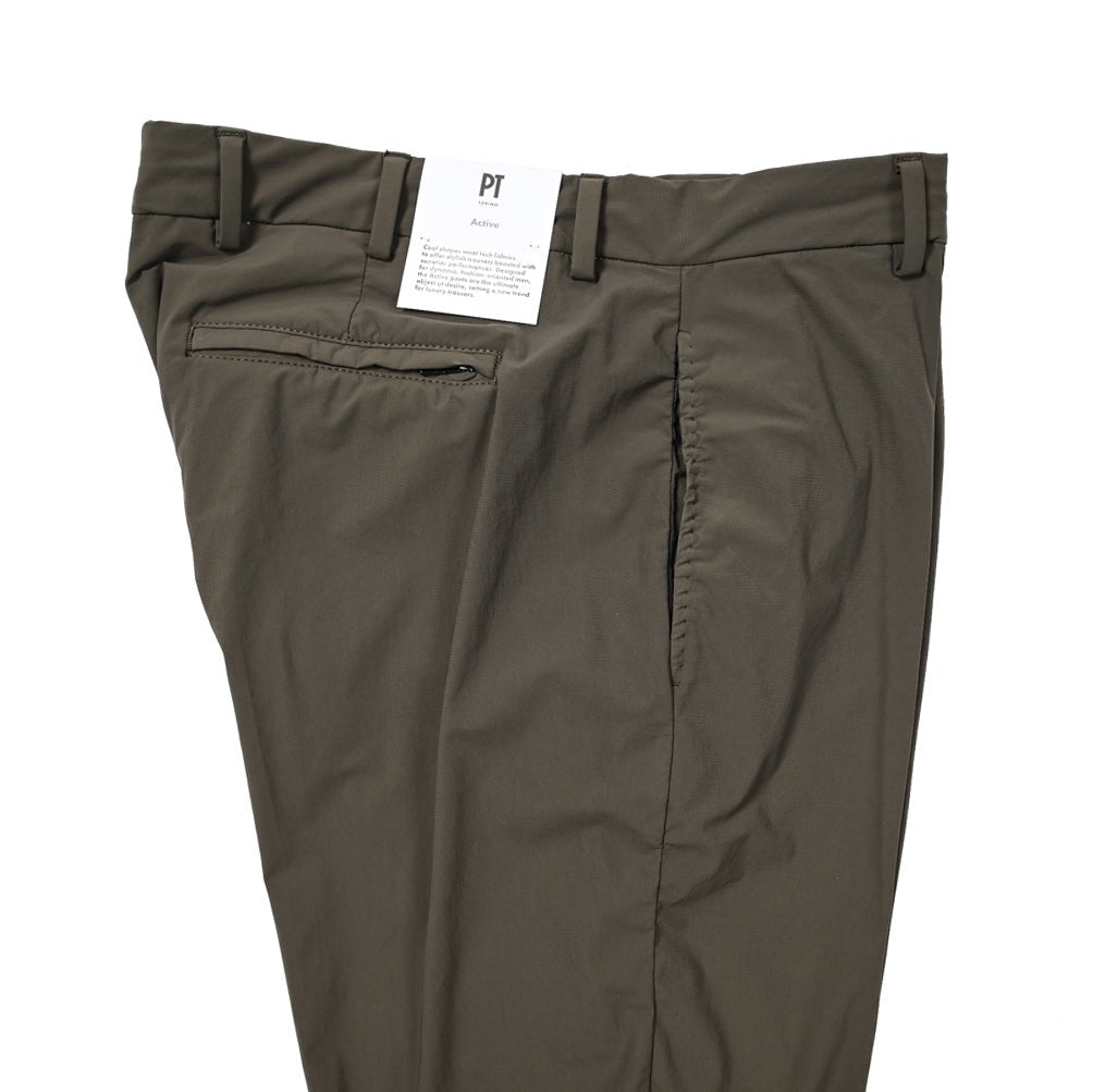SALE｜PT TORINO Active "EPSILON" 軽量ストレッチナイロン ノータックテーパードパンツ｜405670-C-54｜GUARDAROBA MILANO OFFICIAL STORE