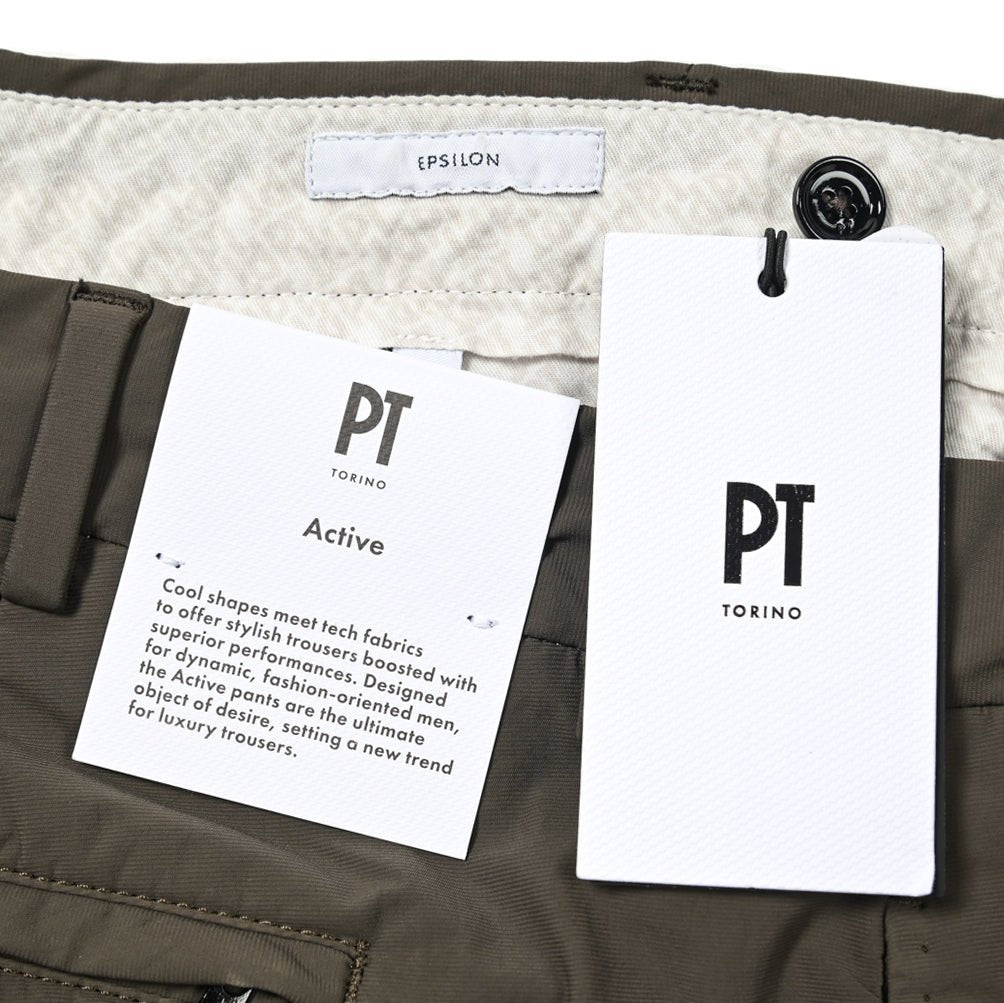 SALE｜PT TORINO Active "EPSILON" 軽量ストレッチナイロン ノータックテーパードパンツ｜405670-C-54｜GUARDAROBA MILANO OFFICIAL STORE