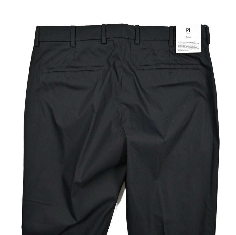 SALE｜PT TORINO Active "EPSILON" ストレッチコットン ノータックテーパードパンツ (裾ジップ)｜423489 - 48｜GUARDAROBA MILANO OFFICIAL STORE