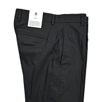 SALE｜PT TORINO Active "EPSILON" ストレッチコットン ノータックテーパードパンツ (裾ジップ)｜423494 - 46｜GUARDAROBA MILANO OFFICIAL STORE