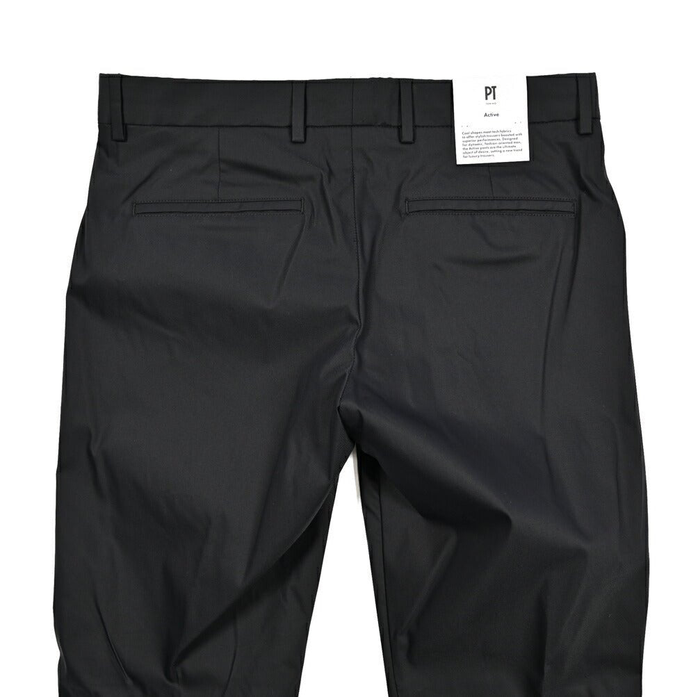 SALE｜PT TORINO Active "EPSILON" ストレッチコットン ノータックテーパードパンツ (裾ジップ)｜423494 - 46｜GUARDAROBA MILANO OFFICIAL STORE