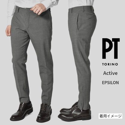 SALE｜PT TORINO Active "EPSILON" ストレッチコットン ジョガーパンツ (裾ジップ)｜423700 - 50｜GUARDAROBA MILANO OFFICIAL STORE