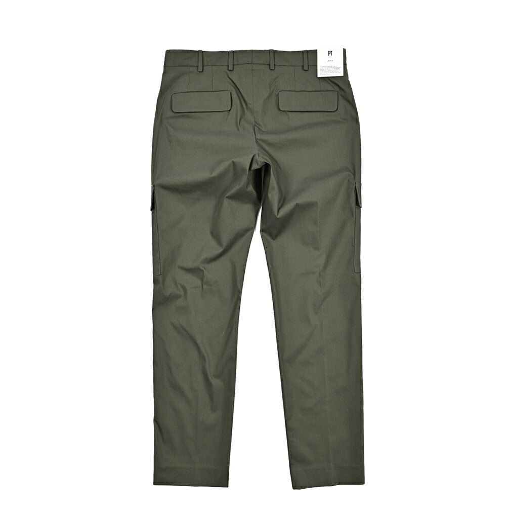 SALE｜PT TORINO Active "LAMDA" ストレッチコットン ノータックカーゴパンツ｜423140 - 46｜GUARDAROBA MILANO OFFICIAL STORE