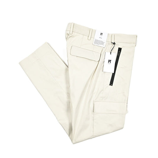 SALE｜PT TORINO Active "LAMDA" ストレッチコットン ノータックカーゴパンツ｜423418 - 44｜GUARDAROBA MILANO OFFICIAL STORE