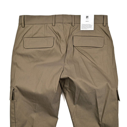 SALE｜PT TORINO Active "LAMDA" ストレッチコットン ノータックカーゴパンツ｜423623 - 46｜GUARDAROBA MILANO OFFICIAL STORE