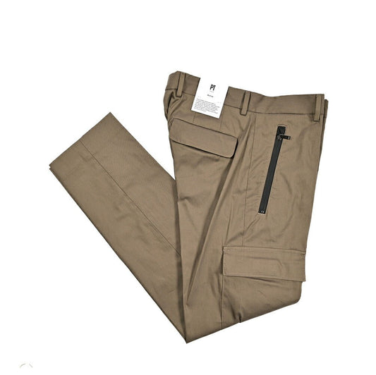 SALE｜PT TORINO Active "LAMDA" ストレッチコットン ノータックカーゴパンツ｜423636 - 46｜GUARDAROBA MILANO OFFICIAL STORE