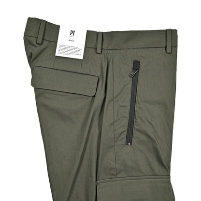 SALE｜PT TORINO Active "LAMDA" ストレッチコットン ノータックカーゴパンツ｜423648 - 46｜GUARDAROBA MILANO OFFICIAL STORE