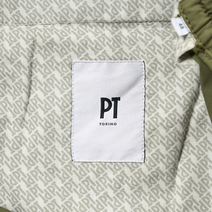 SALE｜PT TORINO Active "OMEGA" 軽量ストレッチナイロン ドローコード付きイージーパンツ｜407628-C-50｜GUARDAROBA MILANO OFFICIAL STORE