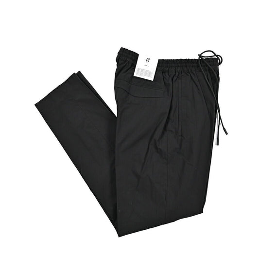 SALE｜PT TORINO Active "OMEGA" ストレッチコットン ドローコード付きイージースラックス｜423234 - 44｜GUARDAROBA MILANO OFFICIAL STORE