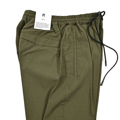 SALE｜PT TORINO Active "OMEGA" ストレッチコットン ドローコード付きイージースラックス｜423244 - 44｜GUARDAROBA MILANO OFFICIAL STORE