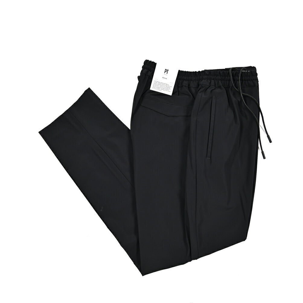 SALE｜PT TORINO Active "OMEGA" 軽量ストレッチナイロン ドローコード付きイージースラックス｜423249｜GUARDAROBA MILANO OFFICIAL STORE