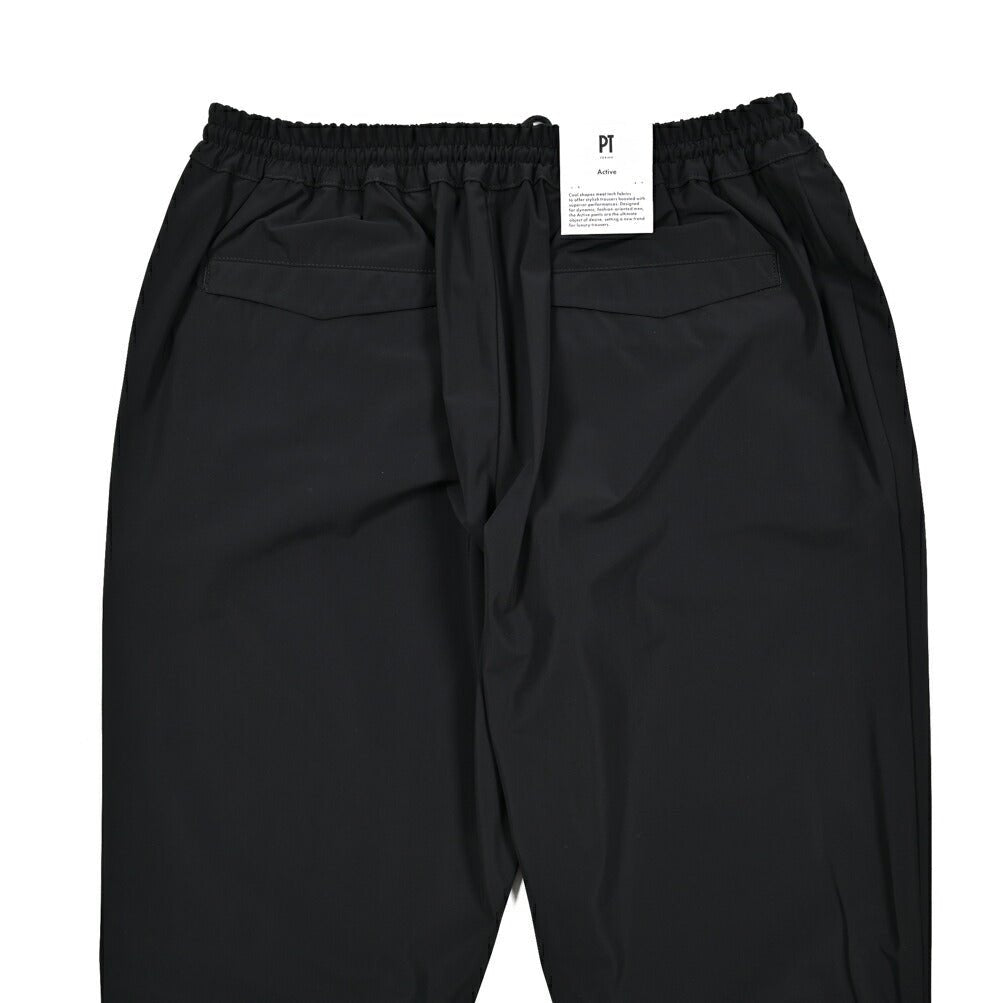 SALE｜PT TORINO Active "OMEGA" 軽量ストレッチナイロン ドローコード付きイージースラックス｜423249｜GUARDAROBA MILANO OFFICIAL STORE