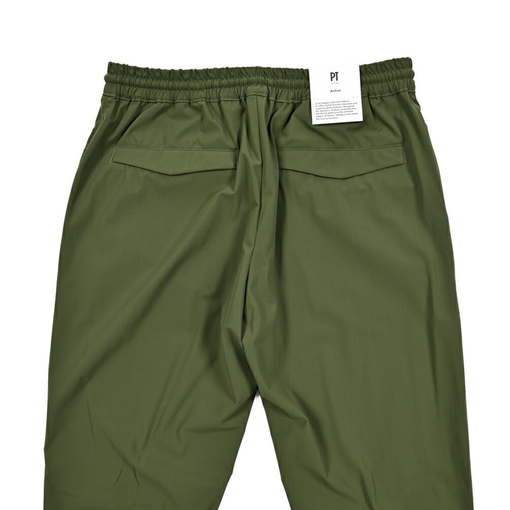SALE｜PT TORINO Active "OMEGA" 軽量ストレッチナイロン ドローコード付きイージースラックス｜423612 - 48｜GUARDAROBA MILANO OFFICIAL STORE
