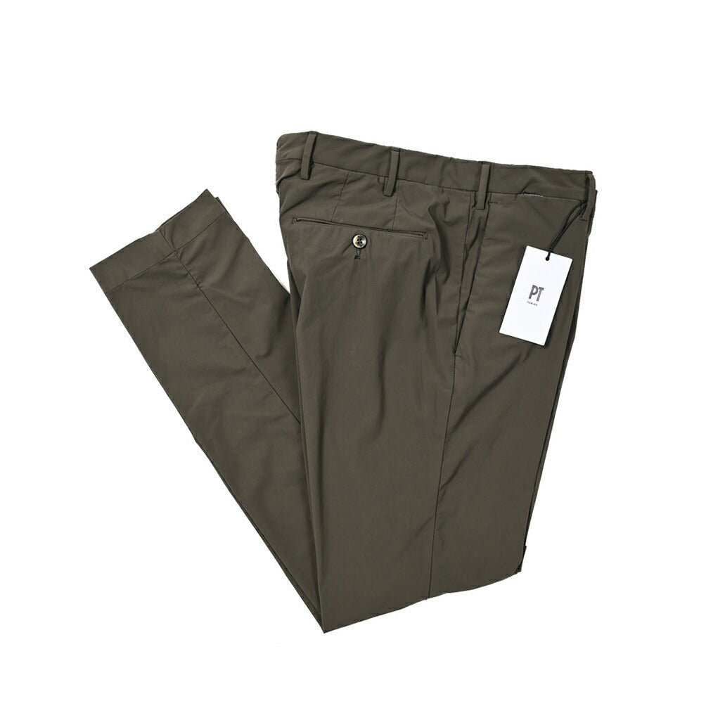 SALE｜PT TORINO Active "SKINNY FIT" 軽量ストレッチナイロン ノータックスキニーパンツ｜405477 - A - 54｜GUARDAROBA MILANO OFFICIAL STORE