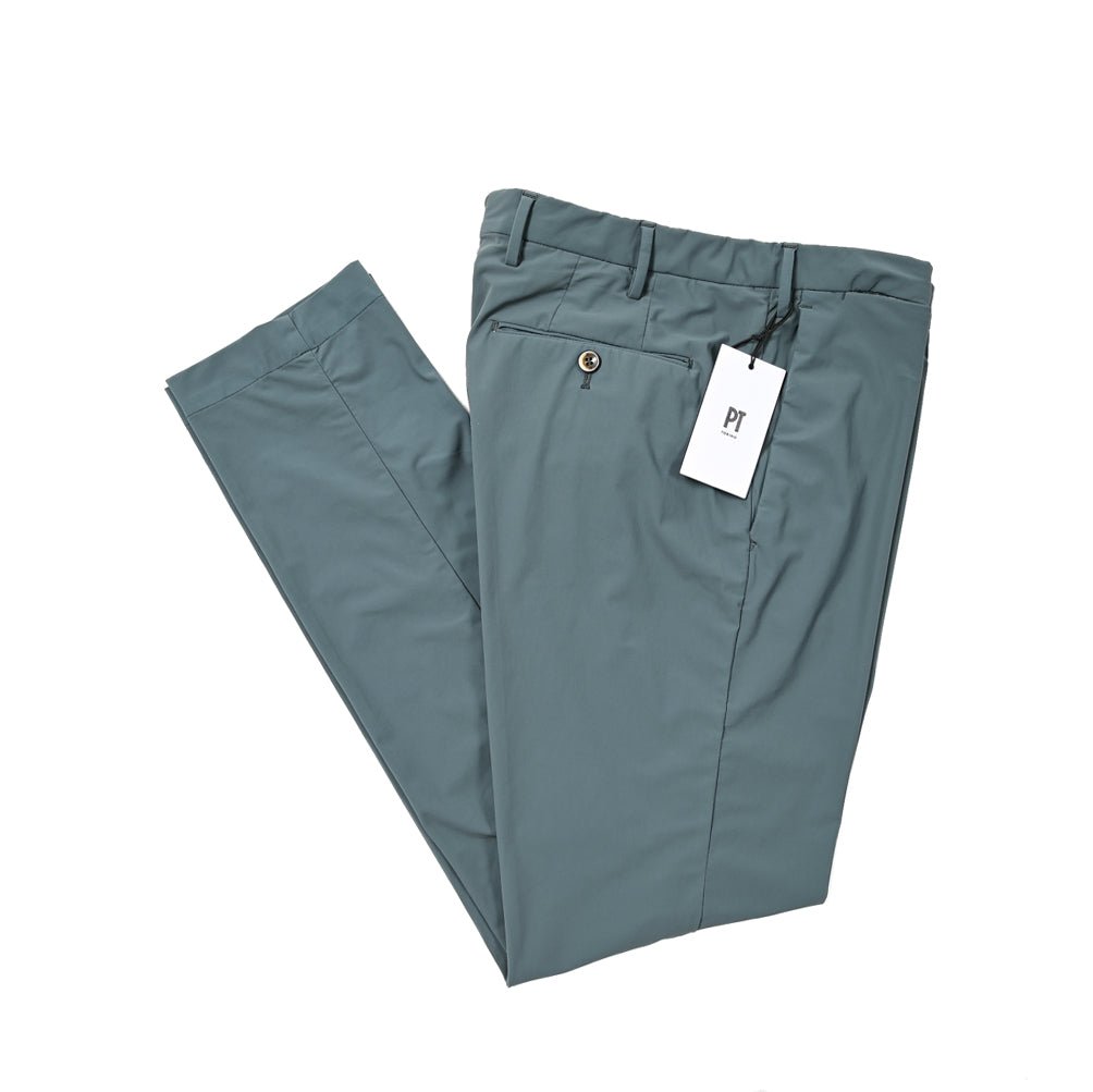 SALE｜PT TORINO ACTIVE SKINNY FIT 高機能ストレッチナイロン ノータックスラックス / PT01 KULT｜407776 - B - 54｜GUARDAROBA MILANO OFFICIAL STORE