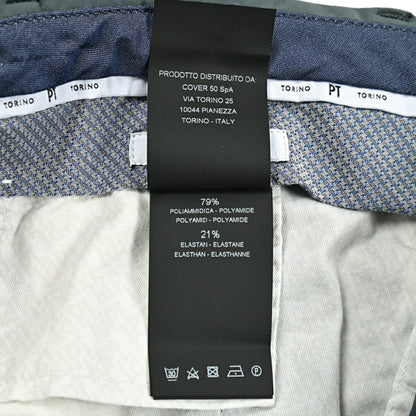 SALE｜PT TORINO Active "SLIM FIT" 軽量ストレッチナイロン ノータックイージースラックス｜411048-A-48｜GUARDAROBA MILANO OFFICIAL STORE