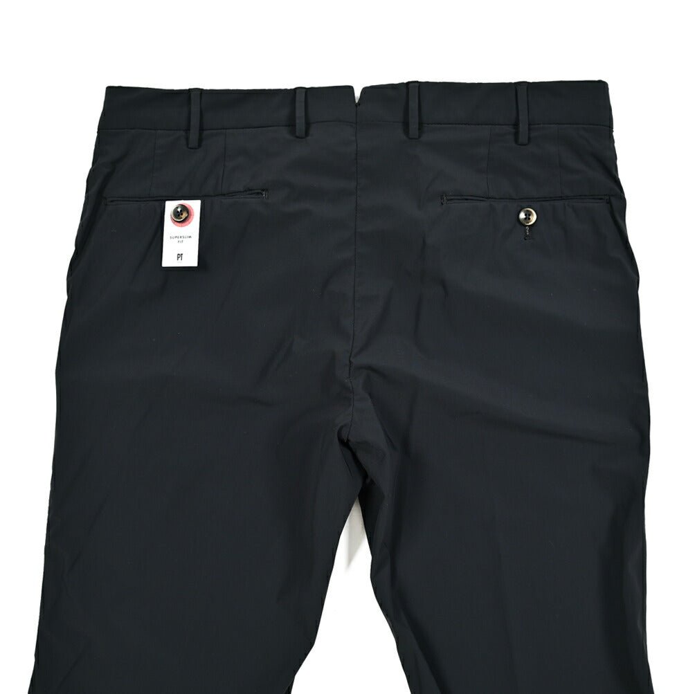 SALE｜PT TORINO Active "SUPERSLIM FIT" 軽量ストレッチナイロン ノータックスリムパンツ｜411136-A-48｜GUARDAROBA MILANO OFFICIAL STORE