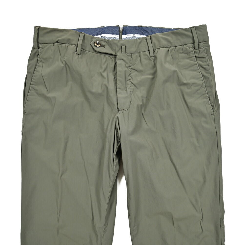 SALE｜PT TORINO Active "SUPERSLIM FIT" 軽量ストレッチナイロン ノータックスリムパンツ｜411136-A-48｜GUARDAROBA MILANO OFFICIAL STORE