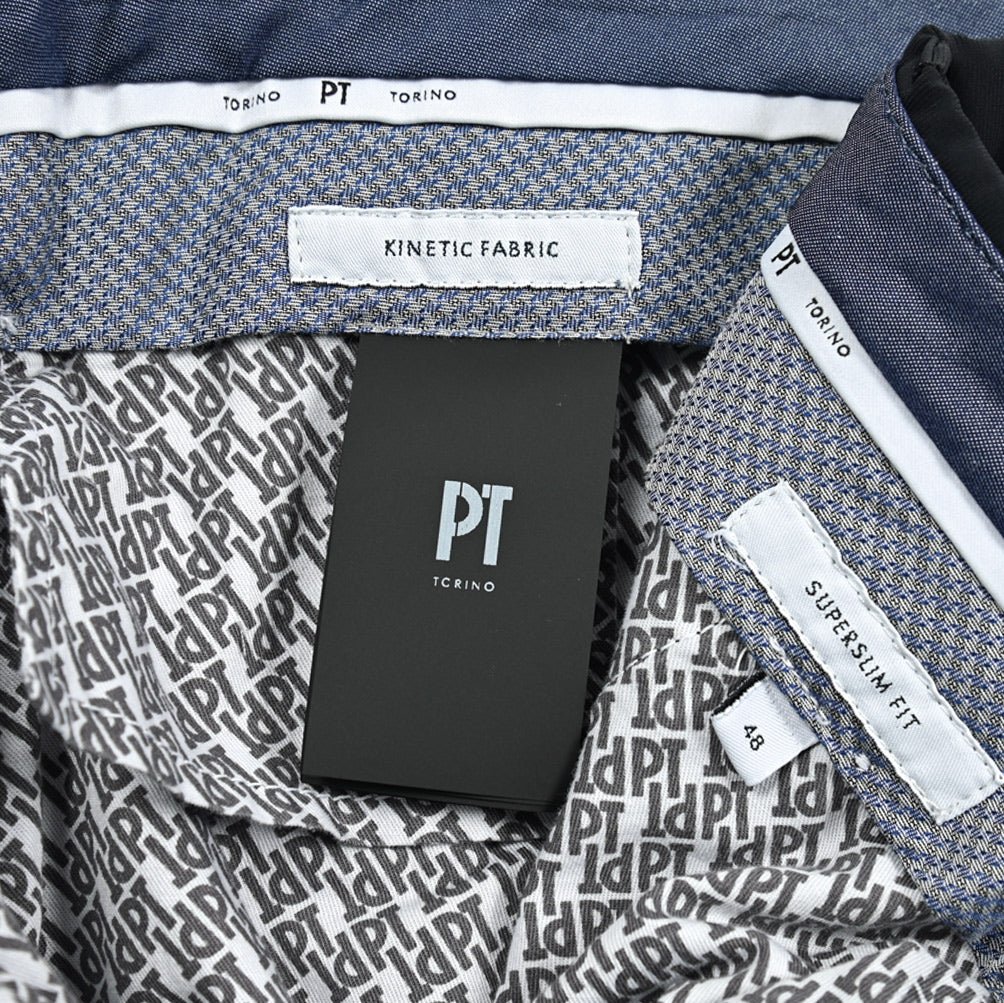 SALE｜PT TORINO Active "SUPERSLIM FIT" 軽量ストレッチナイロン ノータックスリムパンツ｜411136-A-48｜GUARDAROBA MILANO OFFICIAL STORE