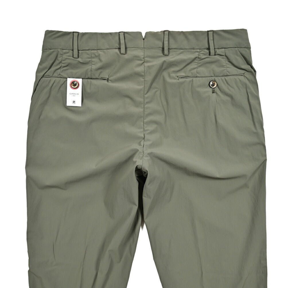 SALE｜PT TORINO Active "SUPERSLIM FIT" 軽量ストレッチナイロン ノータックスリムパンツ｜411136-A-48｜GUARDAROBA MILANO OFFICIAL STORE