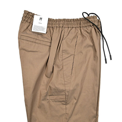 SALE｜PT TORINO Active "THETA" ストレッチコットン ドローコード付きイージーパンツ (裾ジップ)｜423261 - 48｜GUARDAROBA MILANO OFFICIAL STORE