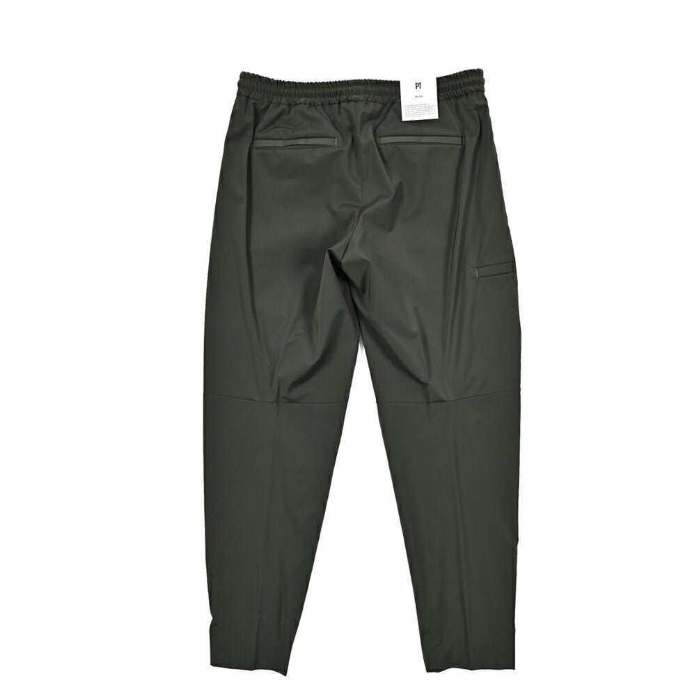 SALE｜PT TORINO Active "THETA" ストレッチウール ドローコード付きイージースラックス (裾ジップ)｜423606｜GUARDAROBA MILANO OFFICIAL STORE