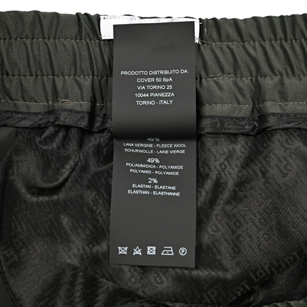 SALE｜PT TORINO Active "THETA" ストレッチウール ドローコード付きイージースラックス (裾ジップ)｜423606｜GUARDAROBA MILANO OFFICIAL STORE