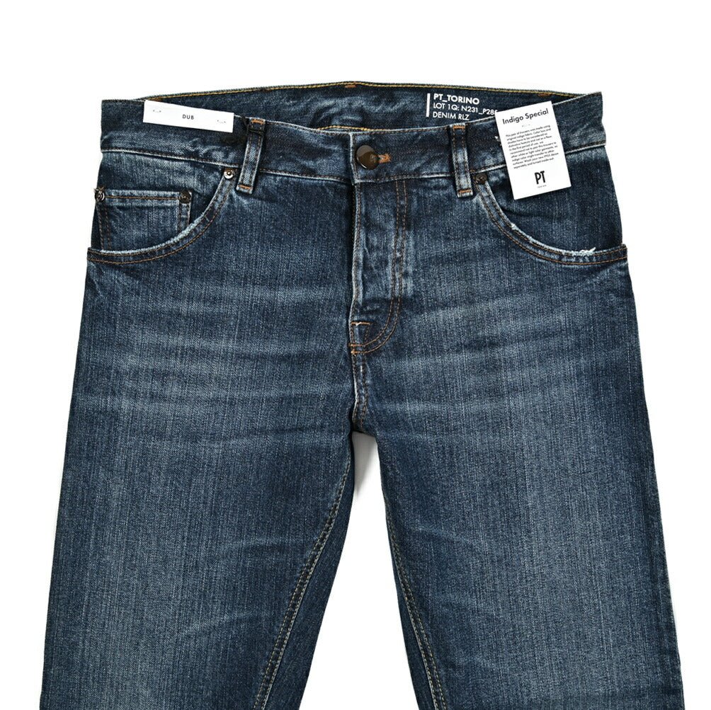 SALE｜PT TORINO DENIM DUB (STRAIGHT FIT) ストレッチデニム ターンナップジーンズ / PT05｜417460 - 30｜GUARDAROBA MILANO OFFICIAL STORE
