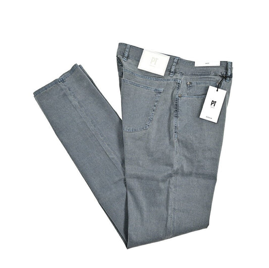 SALE｜PT TORINO DENIM JAZZ (STRAIGHT FIT) ストレッチリネンコットン 5ポケットカラーパンツ / PT05｜420234 - 32｜GUARDAROBA MILANO OFFICIAL STORE