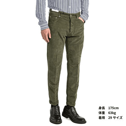 SALE｜PT TORINO DENIM "REGGAE" ストレッチコットンコーデュロイ 5ポケットテーパードパンツ / PT05｜395312 - 28｜GUARDAROBA MILANO OFFICIAL STORE
