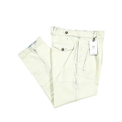 SALE｜PT TORINO DENIM THE PILOT コットン100% ワンタックデニムスラックス / PT05｜419824 - 29｜GUARDAROBA MILANO OFFICIAL STORE
