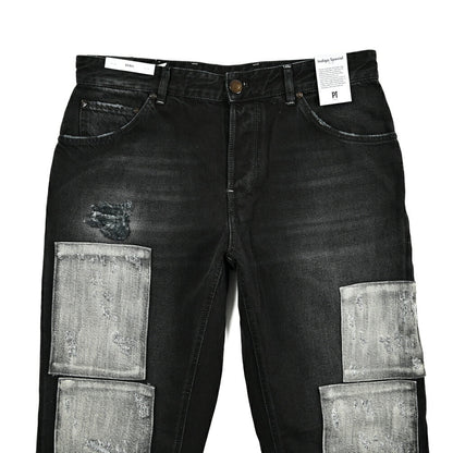 SALE｜PT TORINO DENIM THE REBEL コットン100% パッチワークデニム ワイドジーンズ / PT05｜417428 - 36｜GUARDAROBA MILANO OFFICIAL STORE