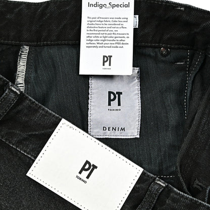 SALE｜PT TORINO DENIM THE REBEL コットン100% パッチワークデニム ワイドジーンズ / PT05｜417428 - 36｜GUARDAROBA MILANO OFFICIAL STORE
