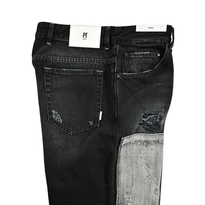 SALE｜PT TORINO DENIM THE REBEL コットン100% パッチワークデニム ワイドジーンズ / PT05｜417428 - 36｜GUARDAROBA MILANO OFFICIAL STORE