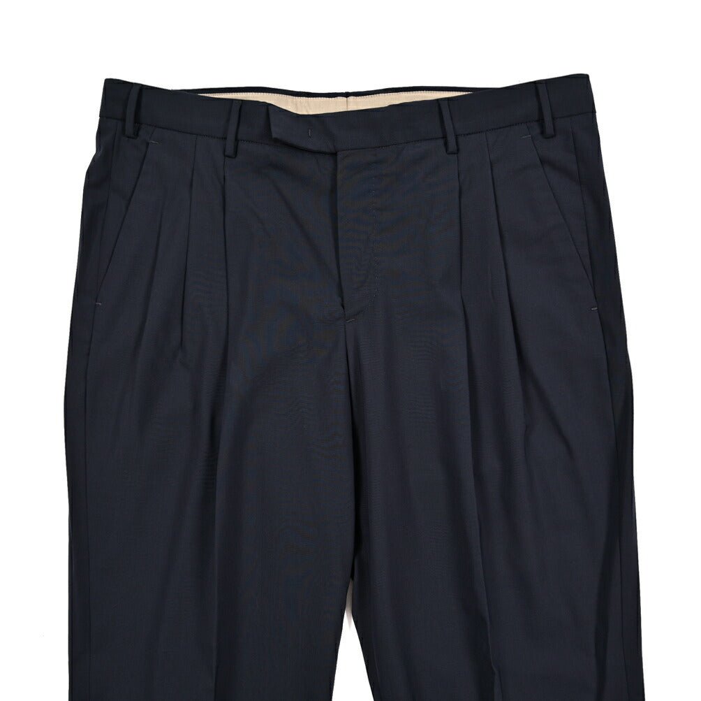 SALE｜PT TORINO Edge "DICIANNOVE" スラックス ツータック ストレッチ パンツ ヴァージンウール ポリアミド｜423462｜GUARDAROBA MILANO OFFICIAL STORE